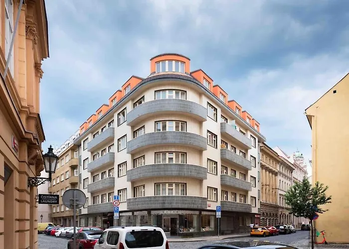 Colourful Modern Flat / Balcony / Charles Bridge